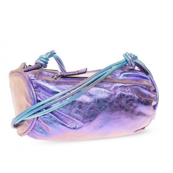 ISABEL MARANT BAG PURPLE METALLIC LEATHER BNWT HTF SOLD OUT EVERYWHERE - Picture 8 of 14